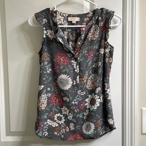 Loft Petite Floral Blouse